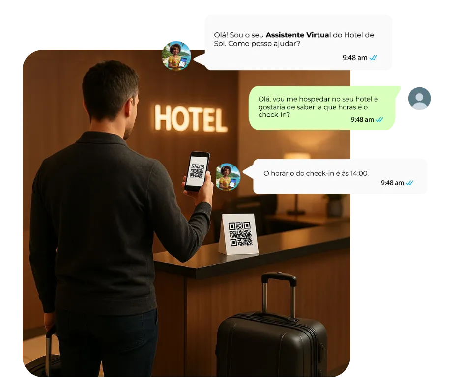 Benefícios de usar um assistente virtual com IA para hotéis na comunicação com hóspedes