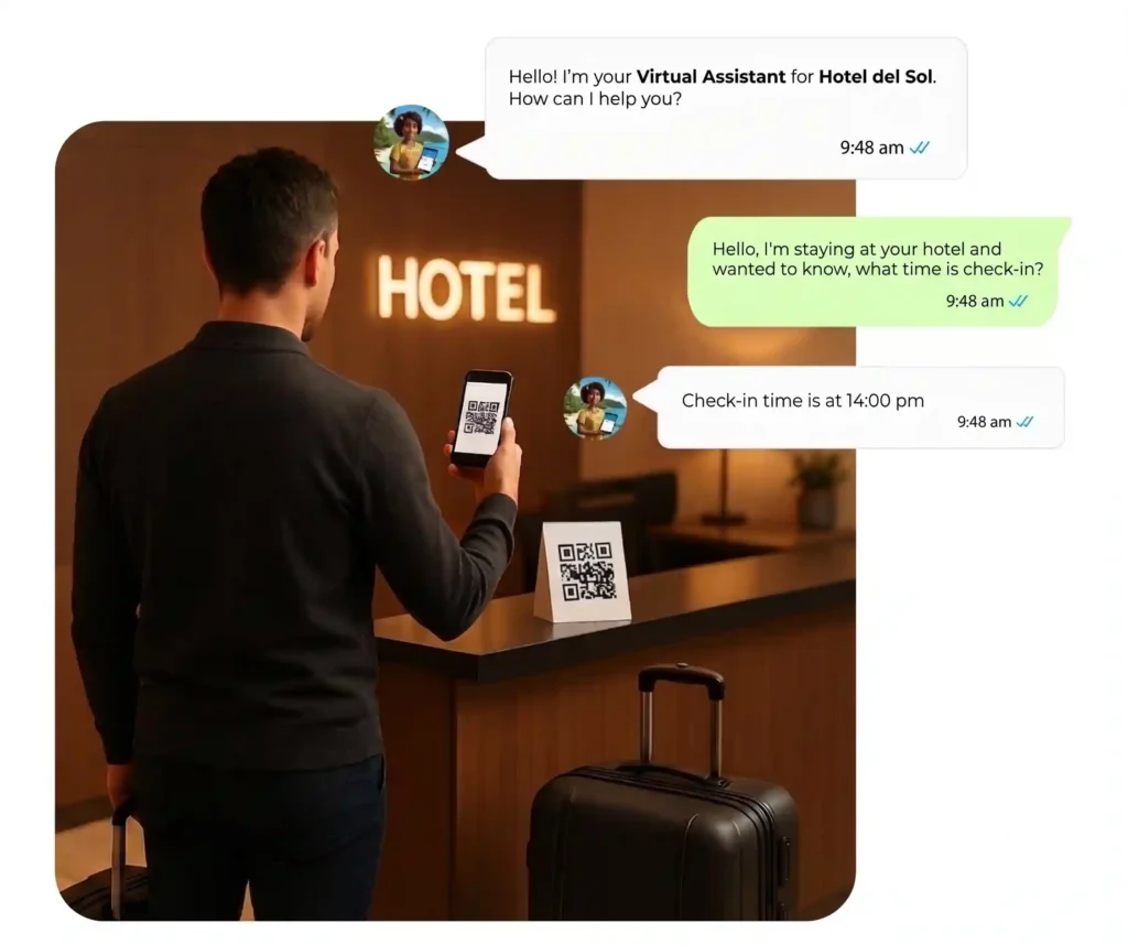 asistente conversacional con inteligencia artificial en